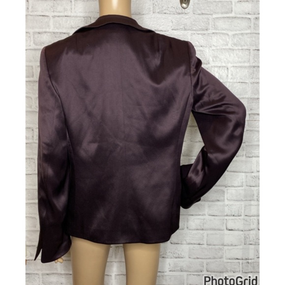 Akris purple silk blazer - Picture 3 of 7